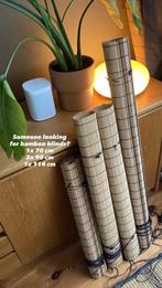Bamboe Rolgordijnen - Diverse Maten, Ophalen, 50 tot 100 cm, Zo goed als nieuw, 100 tot 150 cm