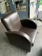Fauteuil, Huis en Inrichting, Ophalen, Gebruikt, 50 tot 75 cm, Leer