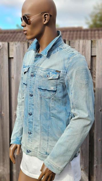 PME Legend stretch spijkerjas / jack / denim jacket (L) beschikbaar voor biedingen