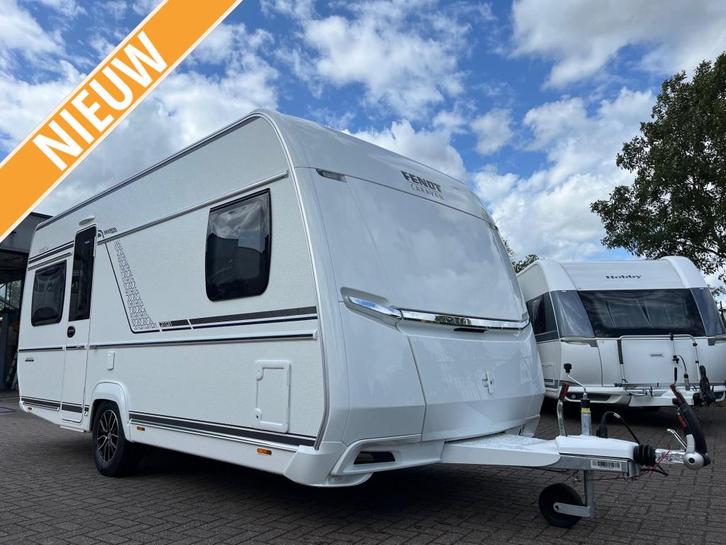 Fendt 465 SFB Bianco Selection 2025, Caravans en Kamperen, Caravans, Bedrijf, Rondzit, Fendt, Frans bed, Overige typen, Gascomfoor