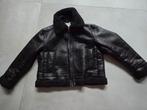 Fake leather nep leer faux fur jas H&M, Maat 38/40 (M), H&M, Zwart, Ophalen of Verzenden