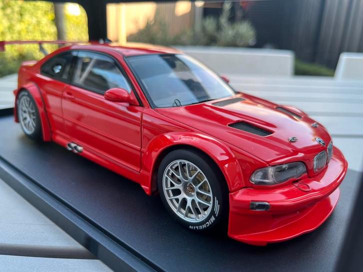 BMW M3 GTR Nürburgring E46 | AutoArt 1:18, Hobby en Vrije tijd, Modelauto's | 1:18, Zo goed als nieuw, Auto, Autoart, Ophalen of Verzenden