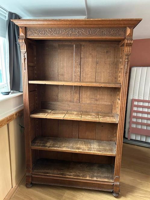 (Boeken)kast van hout, Huis en Inrichting, Kasten | Boekenkasten, Gebruikt, 100 tot 150 cm, 150 tot 200 cm, 25 tot 50 cm, Ophalen