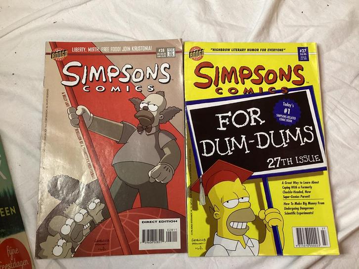 Simpsons comics, Boeken, Strips | Comics, Gelezen, Meerdere comics, Overige gebieden, Ophalen of Verzenden
