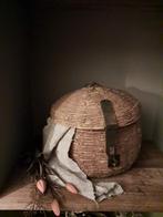 Oude Leemmand Opbergmand leem, Ophalen of Verzenden