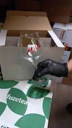 6 Omer MAX (fruit)bierglazen, Ophalen of Verzenden, Nieuw, Glas of Glazen, Overige merken
