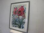 Grote Aquarel van Pieter Briels, 93x123