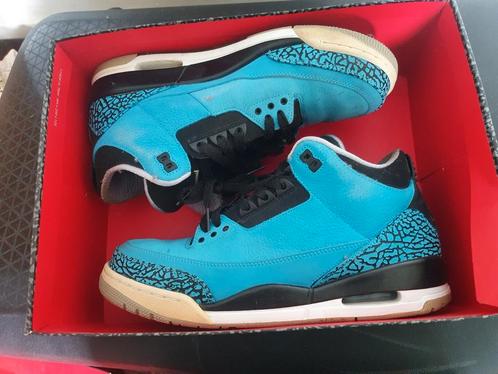 Nike air Jordan 3 powder blue maat 45, Kleding | Heren, Schoenen, Gedragen, Blauw, Ophalen