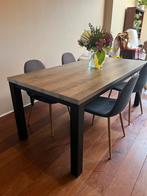 Eettafel (krasbestendig makkelijk schoonmaken), Huis en Inrichting, Tafels | Eettafels, Zo goed als nieuw, Vijf personen of meer