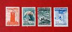 1933 Nederland Zeemanszegel Nvph 257 - 260 Gestempeld, Postzegels en Munten, Postzegels | Nederland, Ophalen, Gestempeld