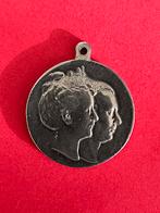 Huwelijksmedaille Koningin Wilhelmina & Prins Hendrik 1901, Ophalen of Verzenden, Zilver, Nederland