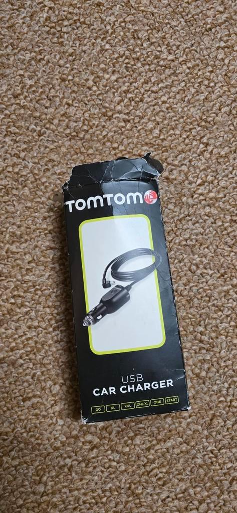 TomTom USB Autolader, Auto diversen, Autonavigatie, Gebruikt, Ophalen of Verzenden