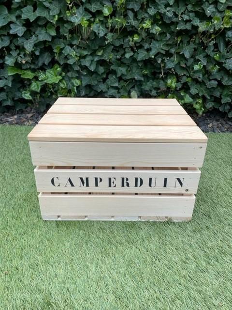 krat met opdruk / houten krat / relatiegeschenk / fruitkrat, Hobby en Vrije tijd, Overige Hobby en Vrije tijd, Nieuw, Ophalen of Verzenden