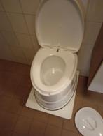 Mooi wit camping toilet met verhoging, Ophalen of Verzenden, Zo goed als nieuw