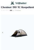 Redwood Chestnut 190 TC Koepeltent, Caravans en Kamperen, Ophalen of Verzenden, Nieuw