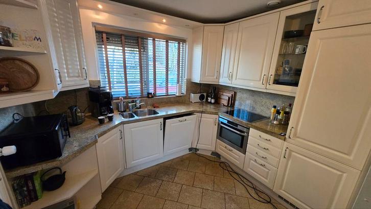 Keuken af te halen, Huis en Inrichting, Keuken | Complete keukens, Gebruikt, U-keuken, Crème, Graniet of Steen, Ophalen