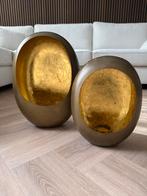 Gouden Egg Kandelaar Set, Ophalen, Metaal, Kandelaar