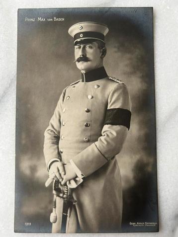 Wo1: ak adel Max von Baden uniform beschikbaar voor biedingen