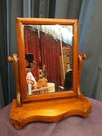 Oude staande scheerspiegel, Antiek en Kunst, Antiek | Spiegels, Minder dan 100 cm, Ophalen of Verzenden