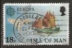 Eiland Man 202, zeilschip CEPT, Verzenden, Gestempeld
