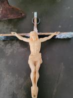 kleine koperen crucifix, Verzamelen, Religie, Overige typen, Gebruikt, Ophalen of Verzenden, Christendom | Katholiek
