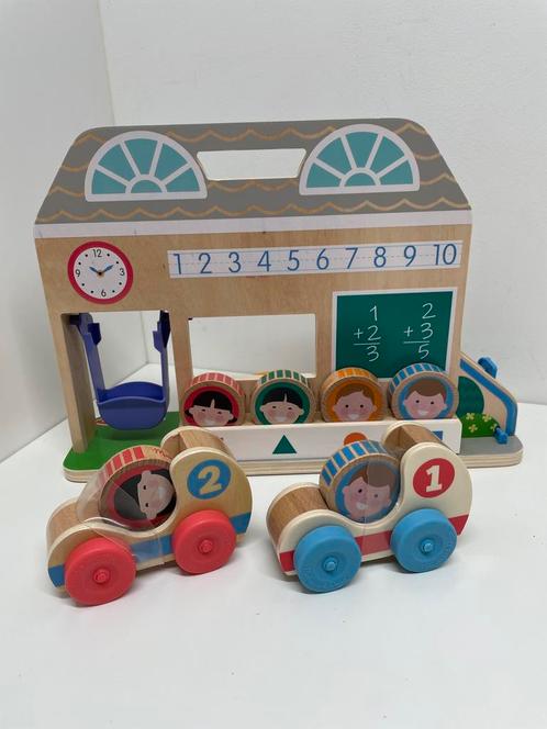 Go Tots Houten schoolplein en race auto's Melissa & Doug, Kinderen en Baby's, Speelgoed | Houten speelgoed, Nieuw, Overige typen
