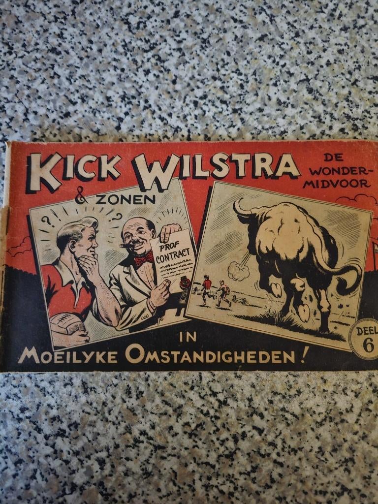 Kick Wilstra, Boeken, Stripboeken, Eén stripboek, Ophalen, Gelezen, Henk Sprenger