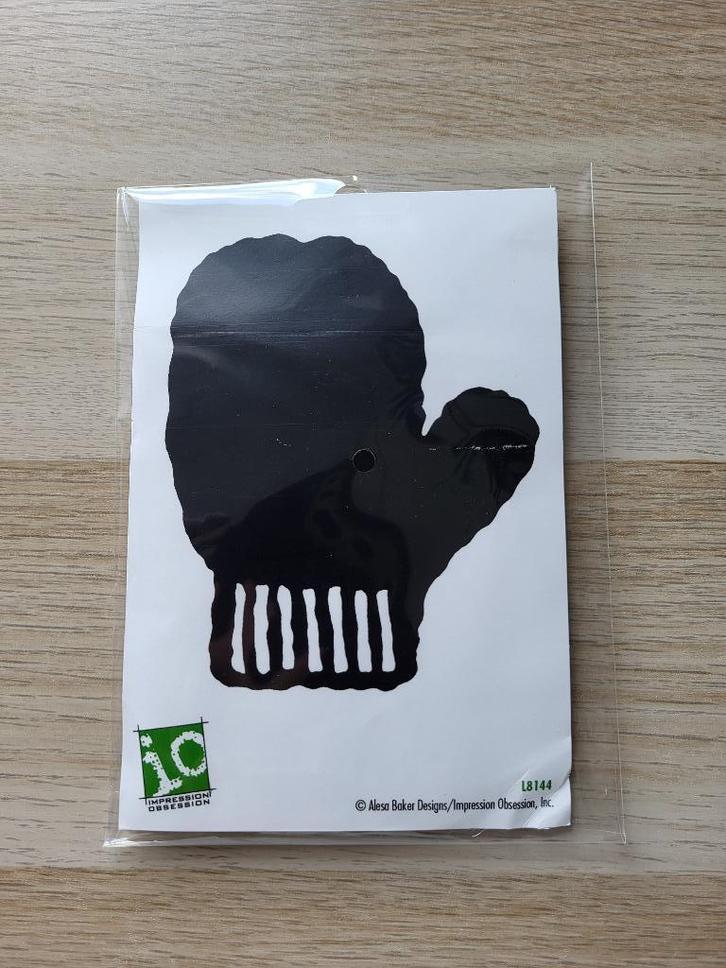 Impression Obsession Cling Stamp Mitten #L8144, Hobby en Vrije tijd, Stempelen, Nieuw, EZ-mounted stempel, Verzenden