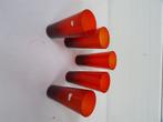 A6727. Cristal de Boussu Glazen Set [5x], Ophalen of Verzenden, Gebruikt, Overige typen