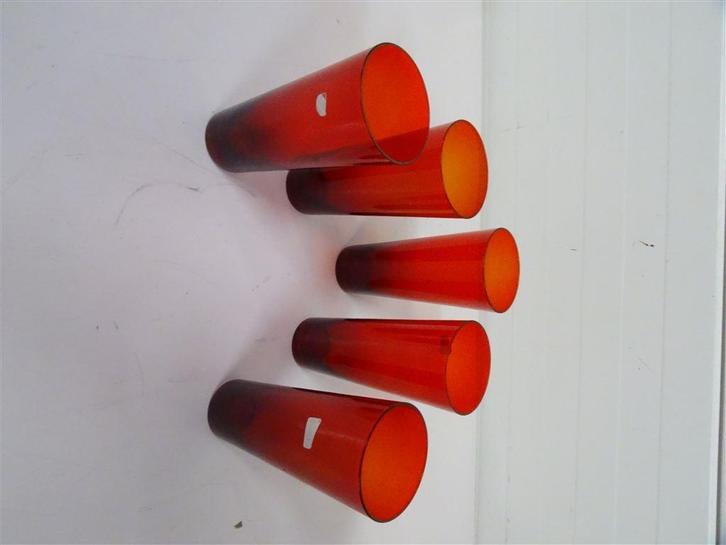 A6727. Cristal de Boussu Glazen Set [5x], Verzamelen, Glas en Borrelglaasjes, Gebruikt, Overige typen, Ophalen of Verzenden