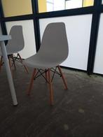 Witte Kuipstoeltjes - Set van 20, Hout, Gebruikt, Wit, Ophalen of Verzenden