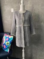 Steps blauw halflang voorjaarsjasje maat M, Kleding | Dames, Ophalen of Verzenden, Gedragen, Maat 38/40 (M), Blauw