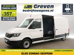 Volkswagen Crafter 35 2.0 TDI L4H3 177PK DSG Airco Carplay C, Auto's, Electronic Stability Program (ESP), Stof, Gebruikt, Euro 6