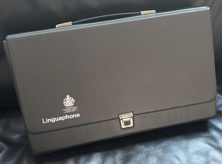 Compleet Vintage Linguaphone Frans – 3 Boeken + 15 Platen, Antiek en Kunst, Antiek | Boeken en Bijbels, Ophalen