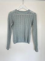 Kanten top van Mango, Kleding | Dames, Tops, Mango, Blauw, Ophalen of Verzenden, Zo goed als nieuw