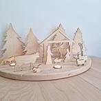Kerststal, siezoenstafel, driekoningen, jezus, dieren, hout, Diversen, Het Houtje, Nieuw, Info@hethoutje.nl, Ophalen of Verzenden