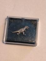 Tyrannosaurus Rex T-Rex Dino Dinosaurus pin zilverkleurig, Zo goed als nieuw, Verzenden
