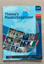 Thema maatschapijleer HAVO 4, Ophalen of Verzenden, Zo goed als nieuw, HAVO, Maatschappijleer