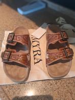 Myra leren sandalen - Maat 41, Slippers, Myra, Bruin, Ophalen of Verzenden