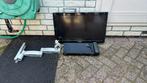 Toshiba tv met ingebouwde dvd speler+ blue ray+standaard, Ophalen of Verzenden