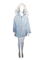 Parka met echte vossen bont #bontjas, Kleding | Dames, Ophalen of Verzenden, Zo goed als nieuw, Maat 42/44 (L), Bruin