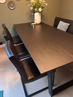 Eettafelbank met 3 stoelen, Huis en Inrichting, Stoelen, Ophalen of Verzenden, Zo goed als nieuw, Overige materialen