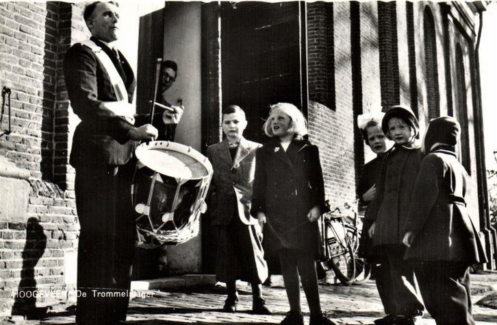 Hoogeveen, De Trommelslager - kinderen - 1966 - ongelopen, Verzamelen, Ansichtkaarten | Nederland, Ongelopen, Drenthe, Voor 1920