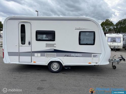 Hobby Excellent 410 SFE incl mover en voortent, Caravans en Kamperen, Caravans, Bedrijf, tot en met 4, 1000 - 1250 kg, Hobby, 6 tot 7 meter
