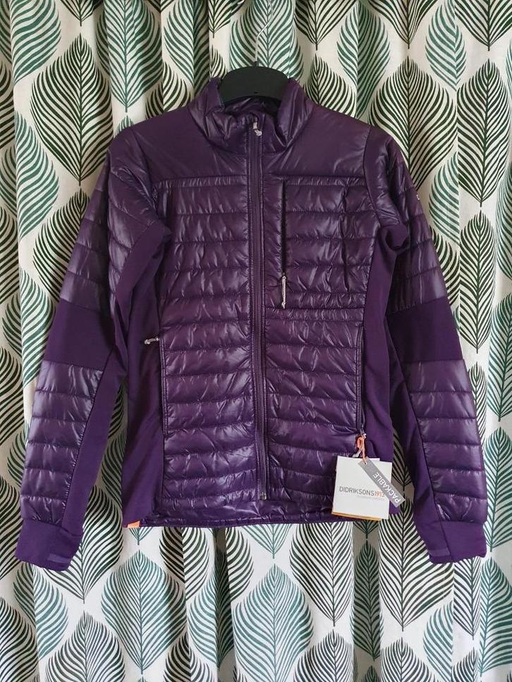 Didriksons jack paars Maat 36 - S Nieuw met kaartjes, Kleding | Dames, Jassen | Winter, Nieuw, Maat 36 (S), Paars, Ophalen of Verzenden