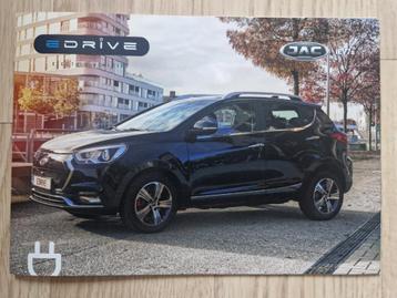 Folder JAC iEV7s beschikbaar voor biedingen