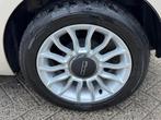 Fiat 500 C 1.2 Lounge Cabrio *cappuccino *p-sensor *airco, Auto's, Gebruikt, 4 cilinders, 4 stoelen, Leder en Stof