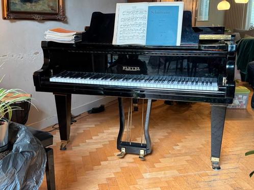Pleyel Vleugel 174 cm, Muziek en Instrumenten, Piano's, Gebruikt, Vleugel, Zwart, Hoogglans, Ophalen