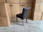 Nieuwe stoelen Lorein in Bruine stof met Eiken poot, Huis en Inrichting, Ophalen, Hout, Bruin, Nieuw