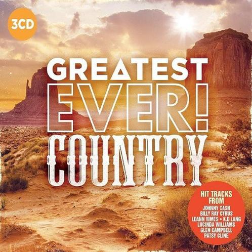 V/a - Greatest Ever! Country  3-cd. NEW IN SEAL., Cd's en Dvd's, Cd's | Country en Western, Nieuw in verpakking, Verzenden